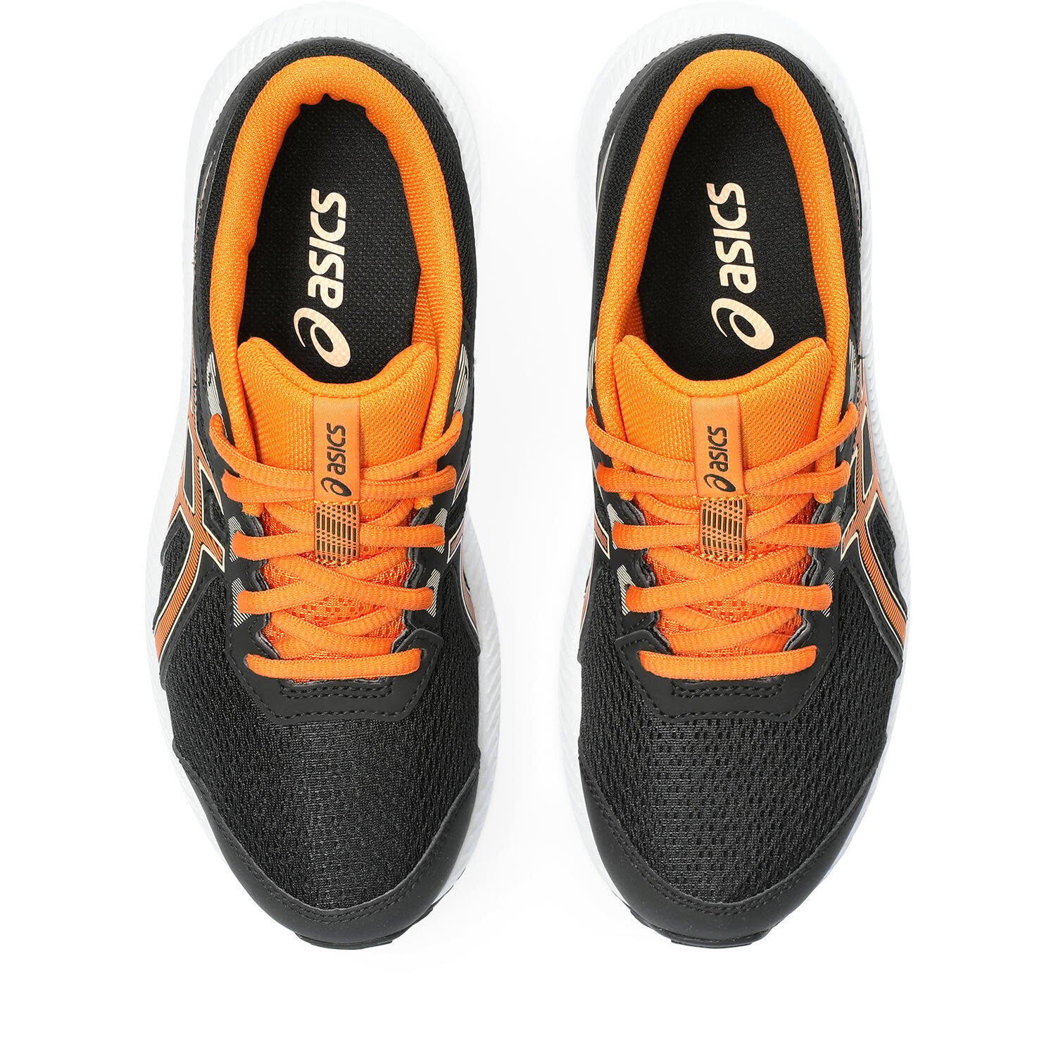 Calcado De Corrida Crianças - ASICS Contend 8 GS -Black/Bright Orange 7/7