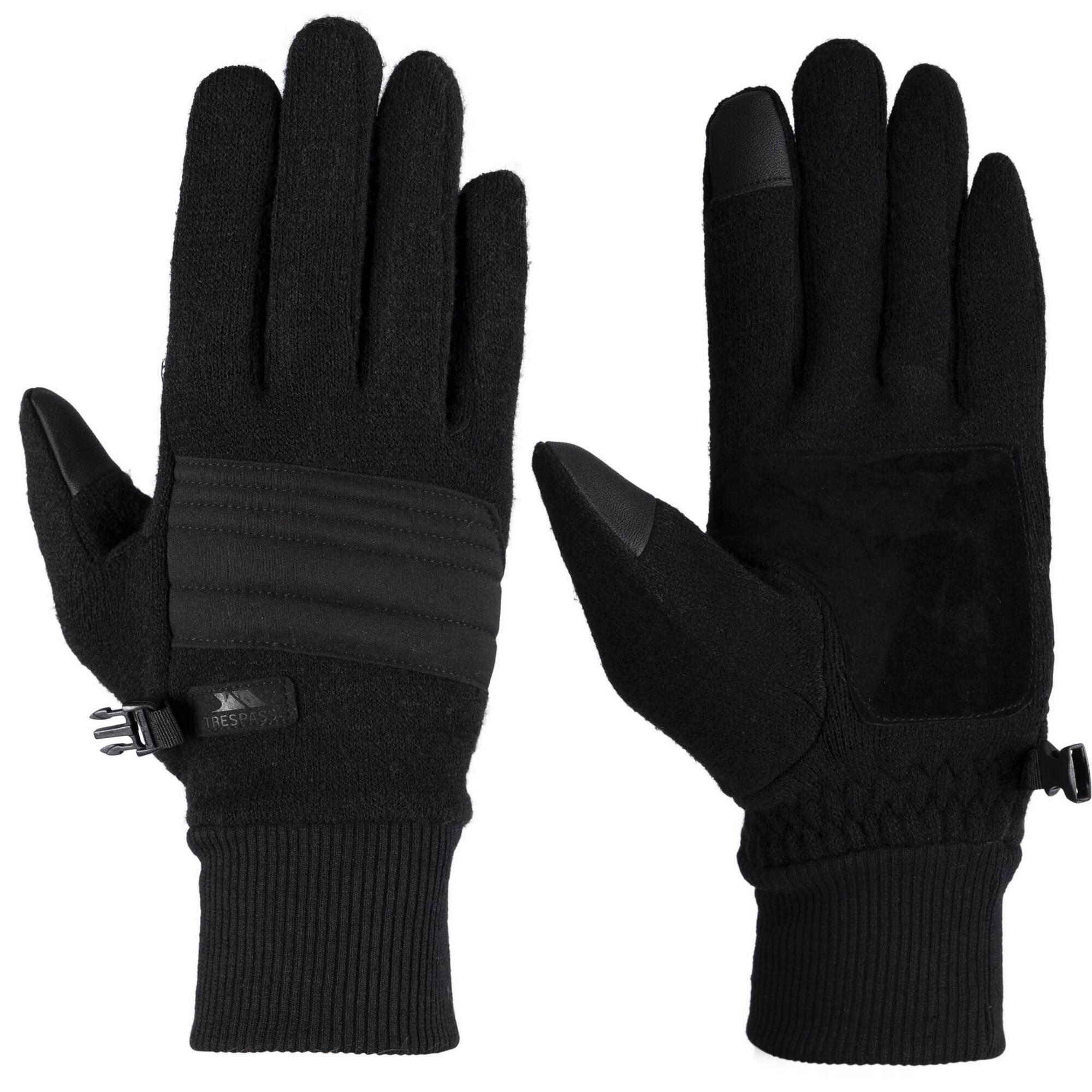 Trespass Mens Douglas Leather Ski Gloves