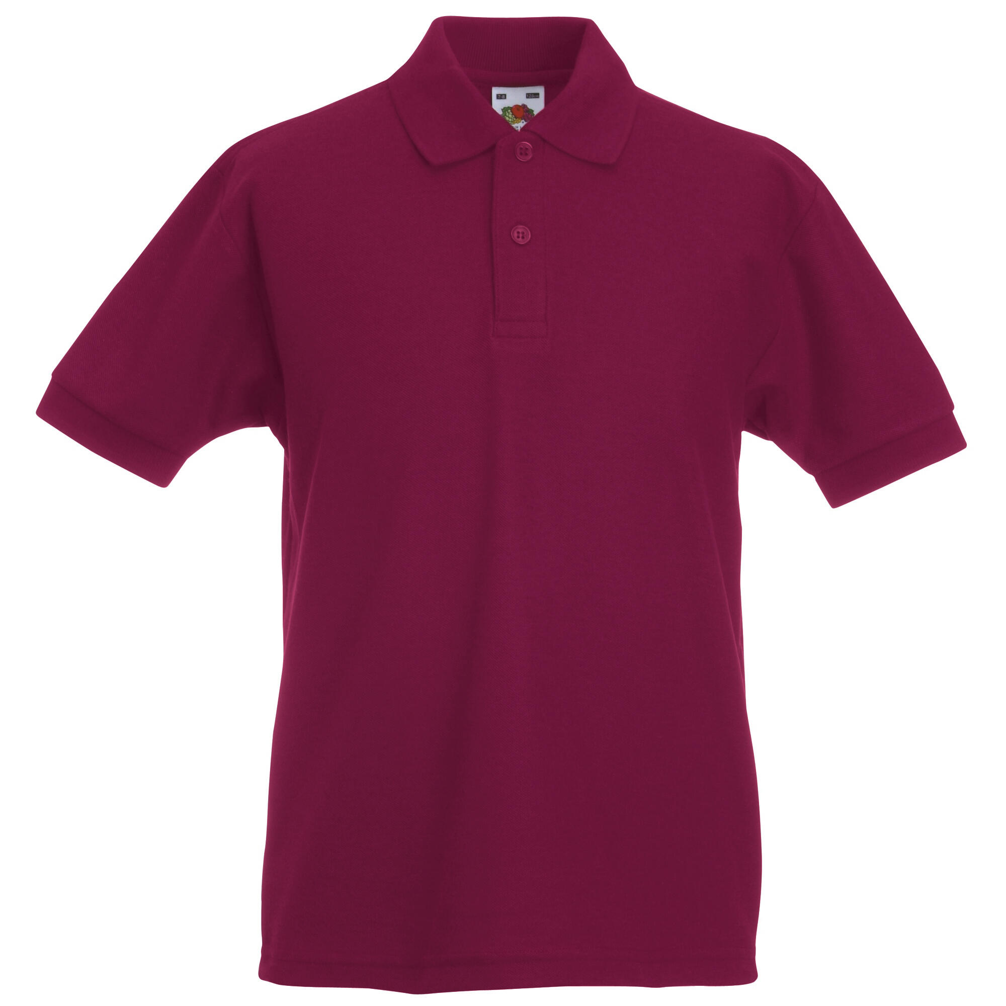 Fruit of the Loom Childrens/Kids Pique Short-Sleeved Polo Shirt