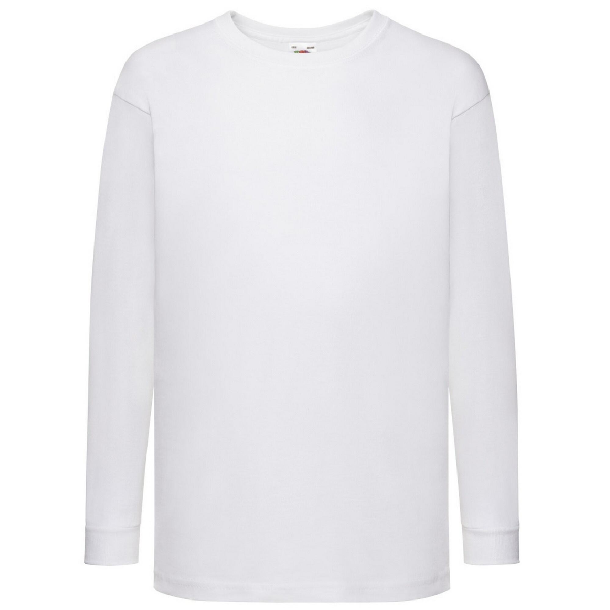 Fruit Of The Loom Childrens/Kids Long Sleeve T-Shirt (Pack of 2)