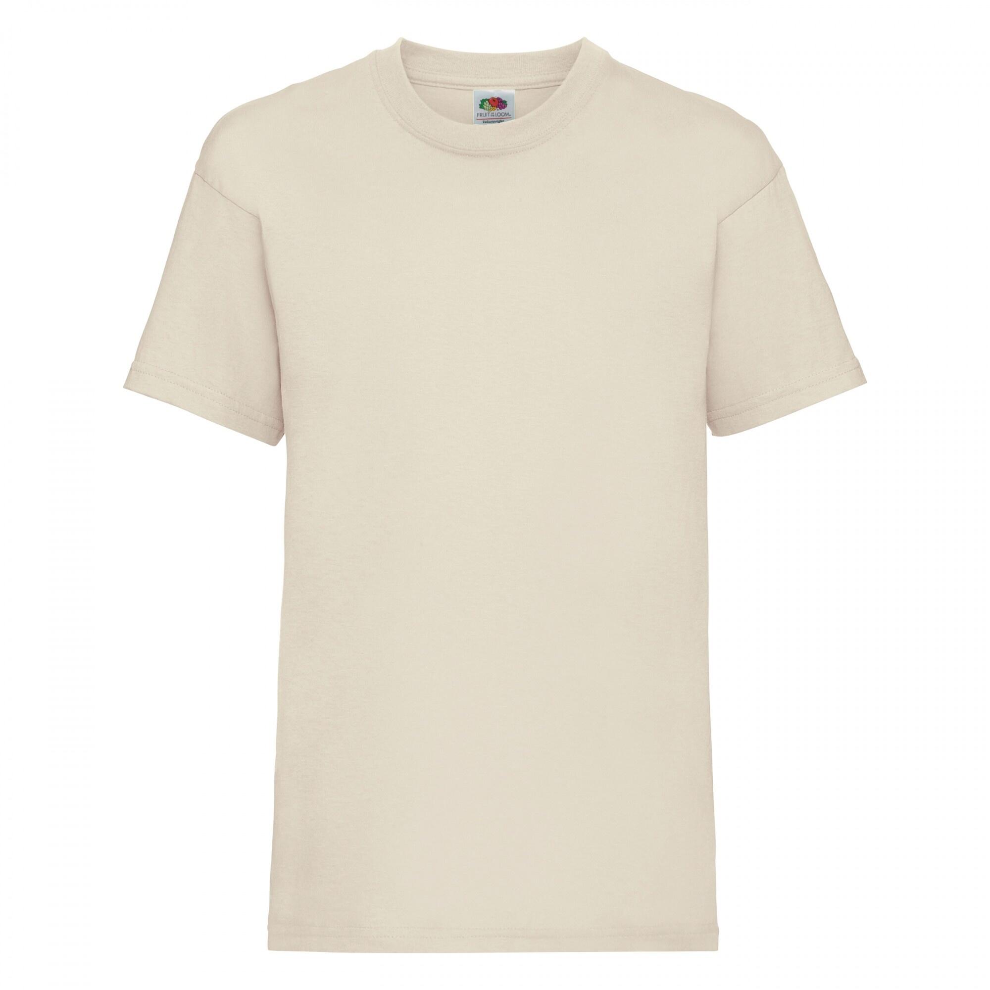 Fruit Of The Loom Childrens/Kids Unisex Valueweight Short Sleeve T-Shirt (Pack