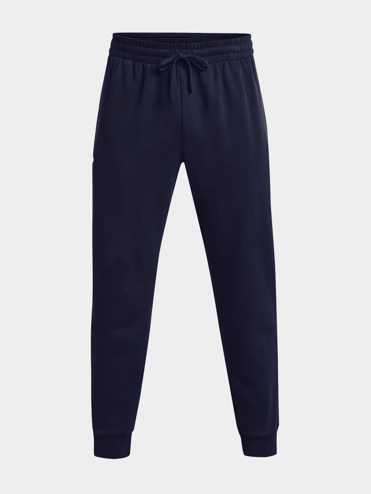 Pantalon Jogging Under Armour Bleu marine nuit UA Rival Fleece 7/7
