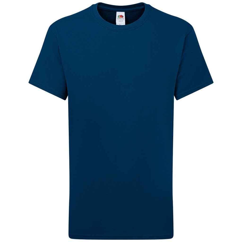 Fruit of the Loom Childrens/Kids Iconic 195 Plain T-Shirt