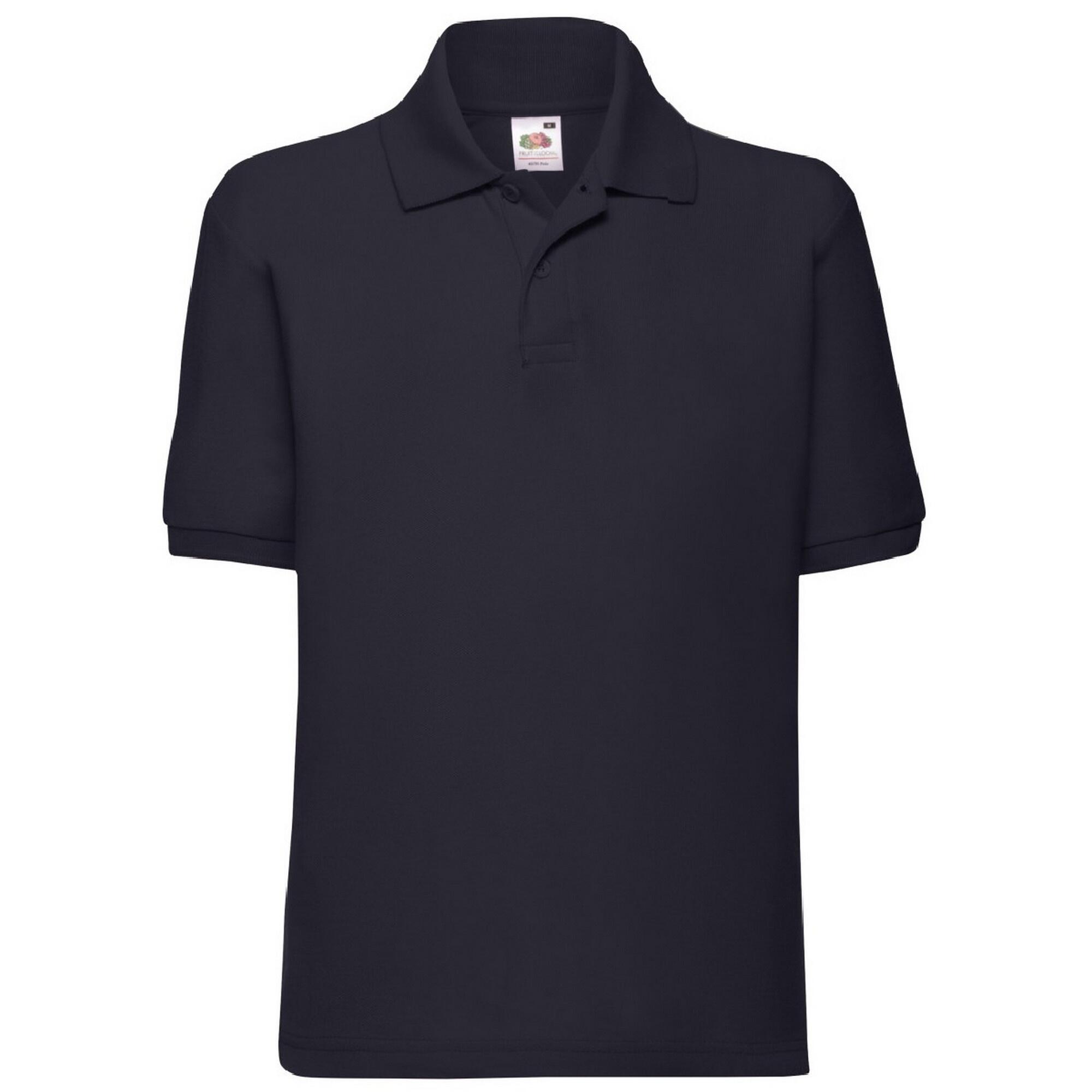 Fruit Of The Loom Childrens/Kids Unisex 65/35 Pique Polo Shirt (Pack of 2)