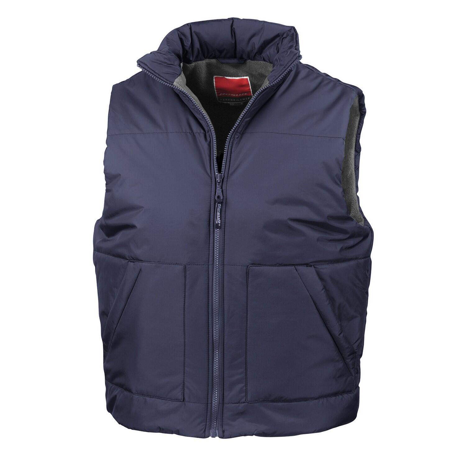 Result Unisex Adult Fleece Lined Gilet