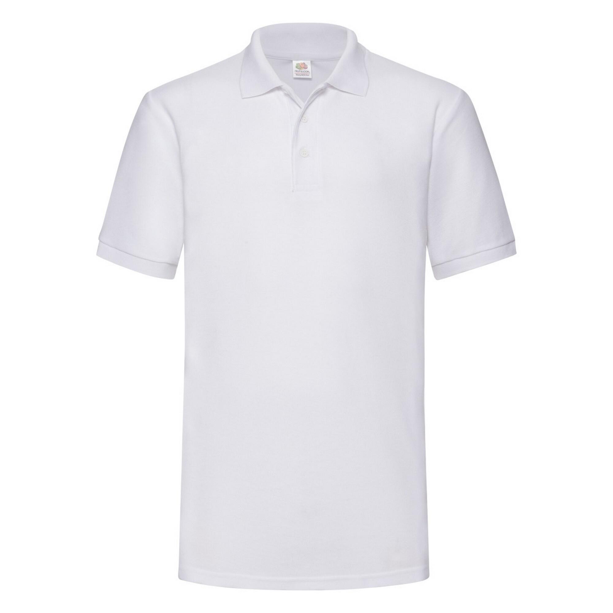 Fruit Of The Loom Mens 65/35 Heavyweight Pique Short Sleeve Polo Shirt
