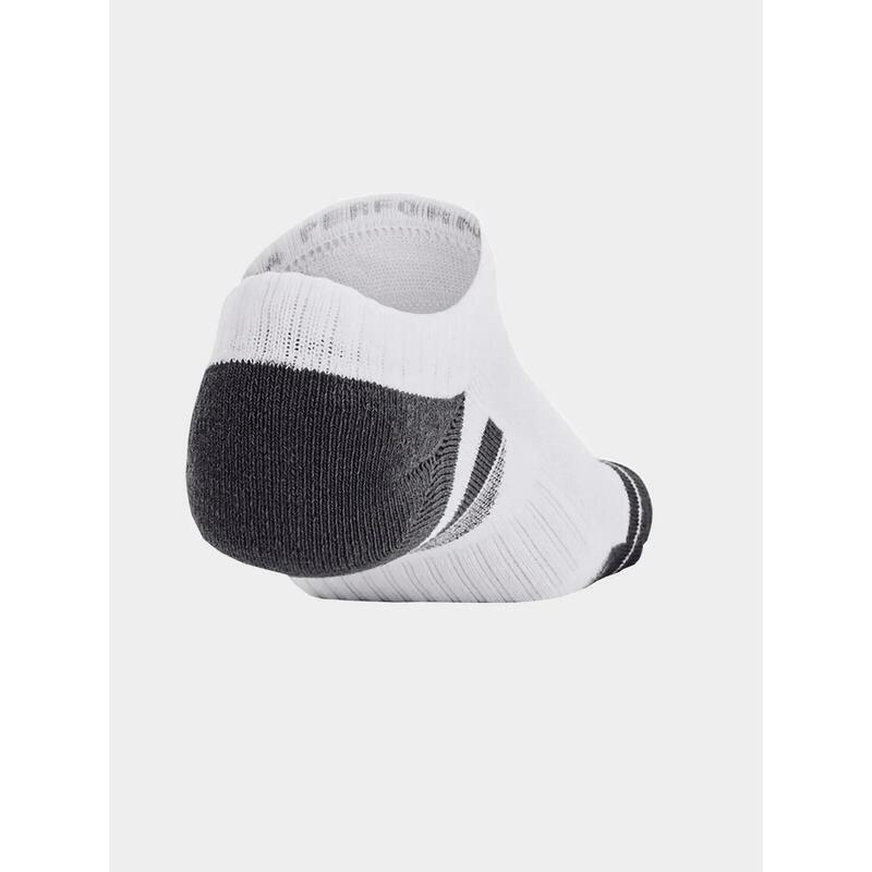 Set de 3 perechi de șosete joase albe Under Armour Performance Tech