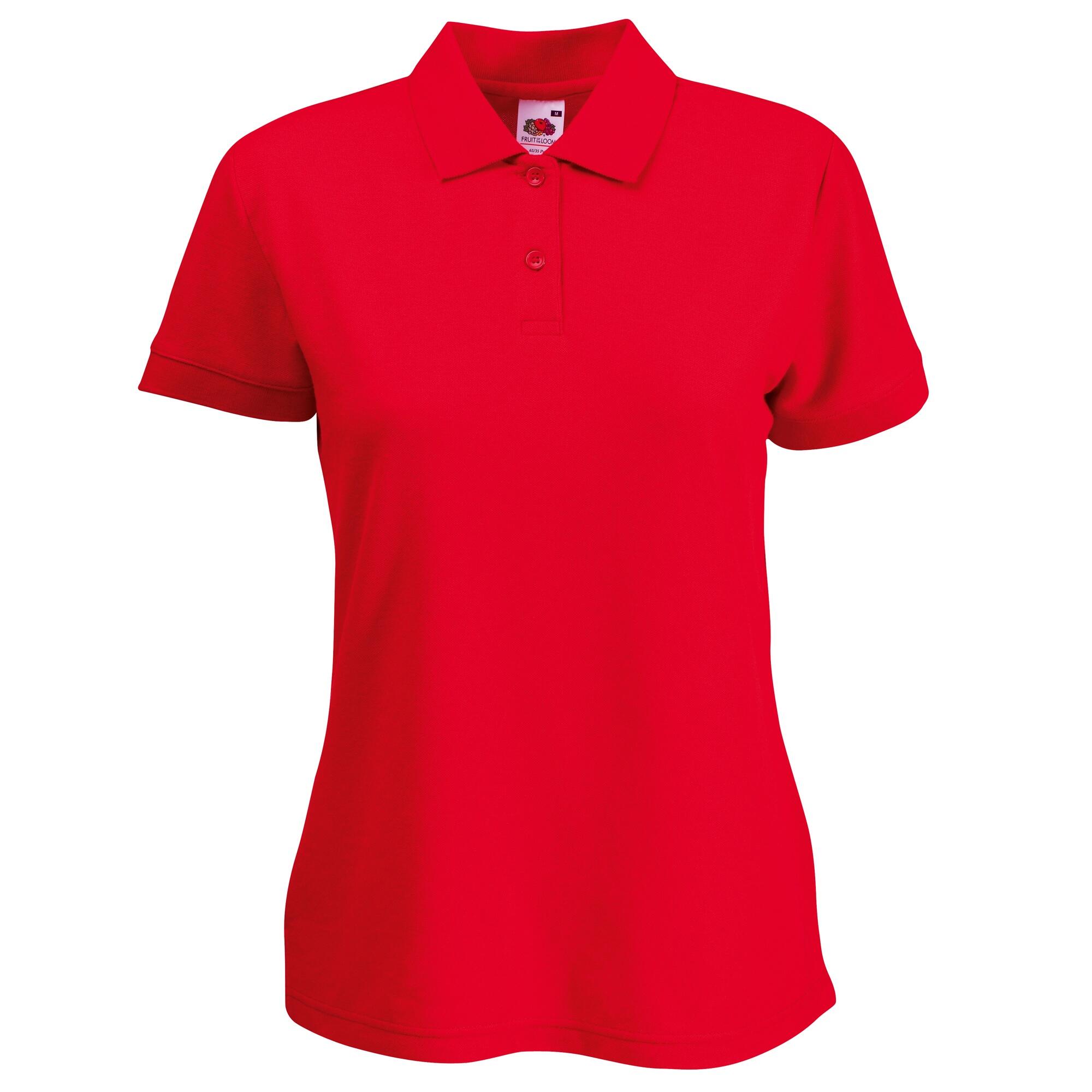 Fruit Of The Loom Womens/Ladies Lady Fit Short-Sleeved Polo Shirt
