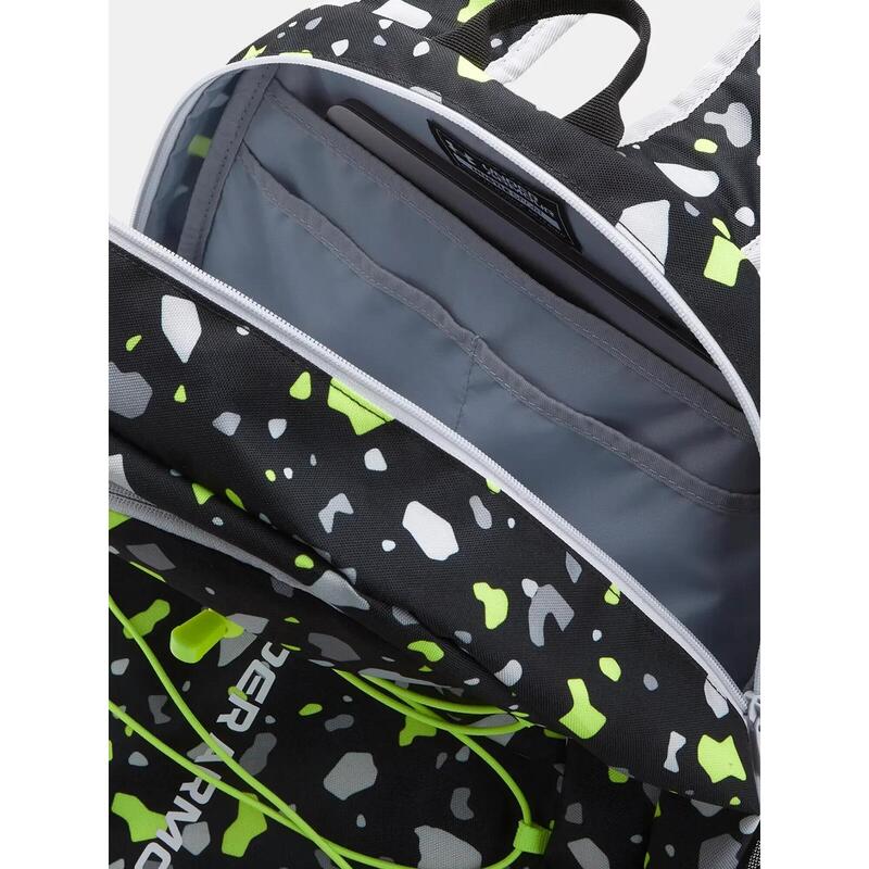 Sac À Dos 26l Ua Hustle Noir Et Vert Under Armour