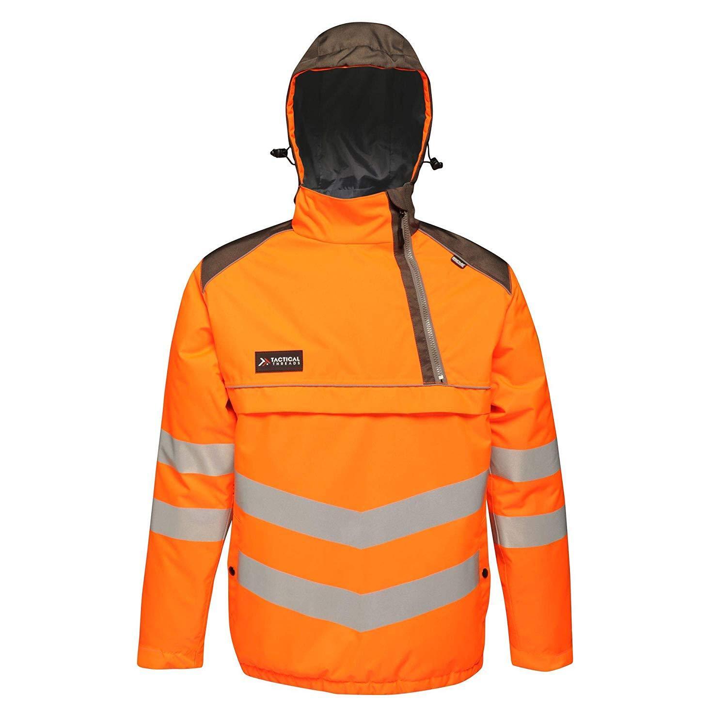 Regatta Mens Tactical Hi Vis Waterproof Reflective Overhead Bomber Jacket