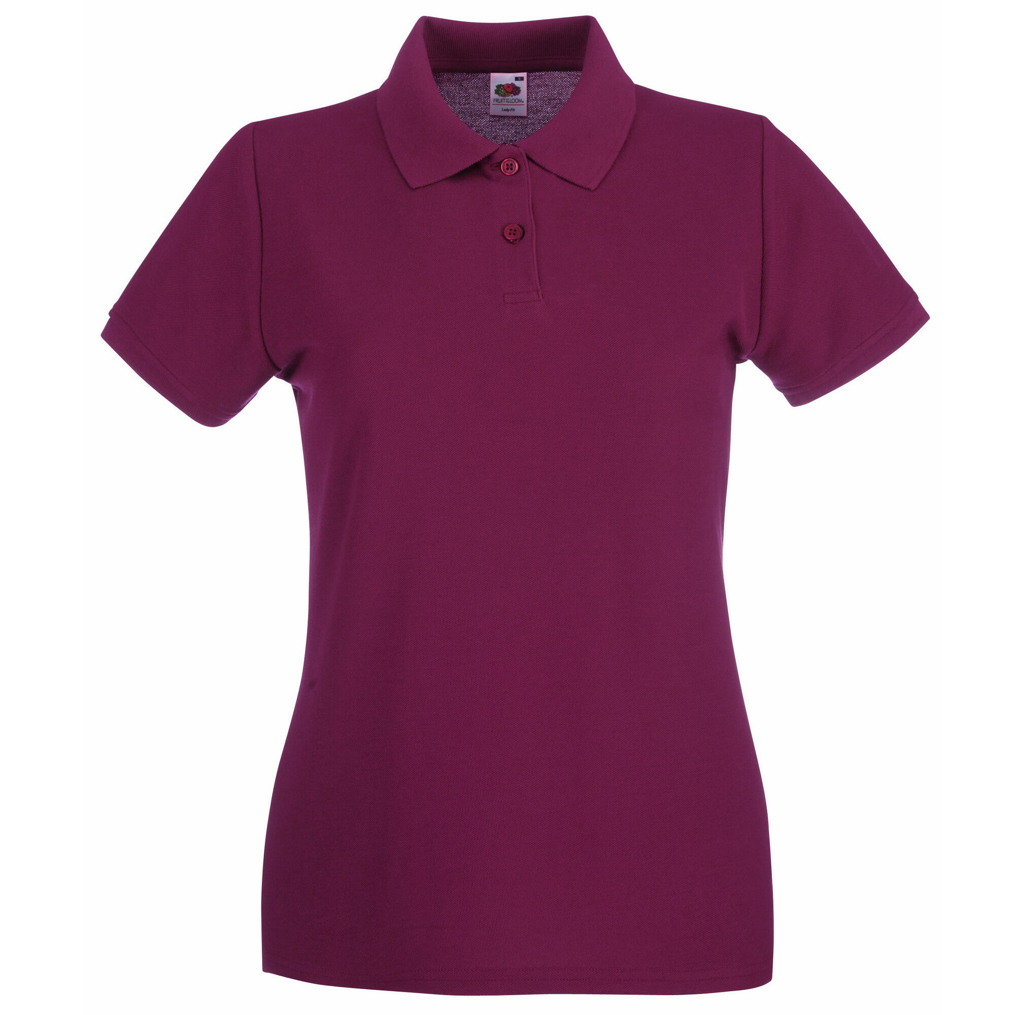 Fruit Of The Loom Womens/Ladies Premium Fitted Short-Sleeved Polo Shirt