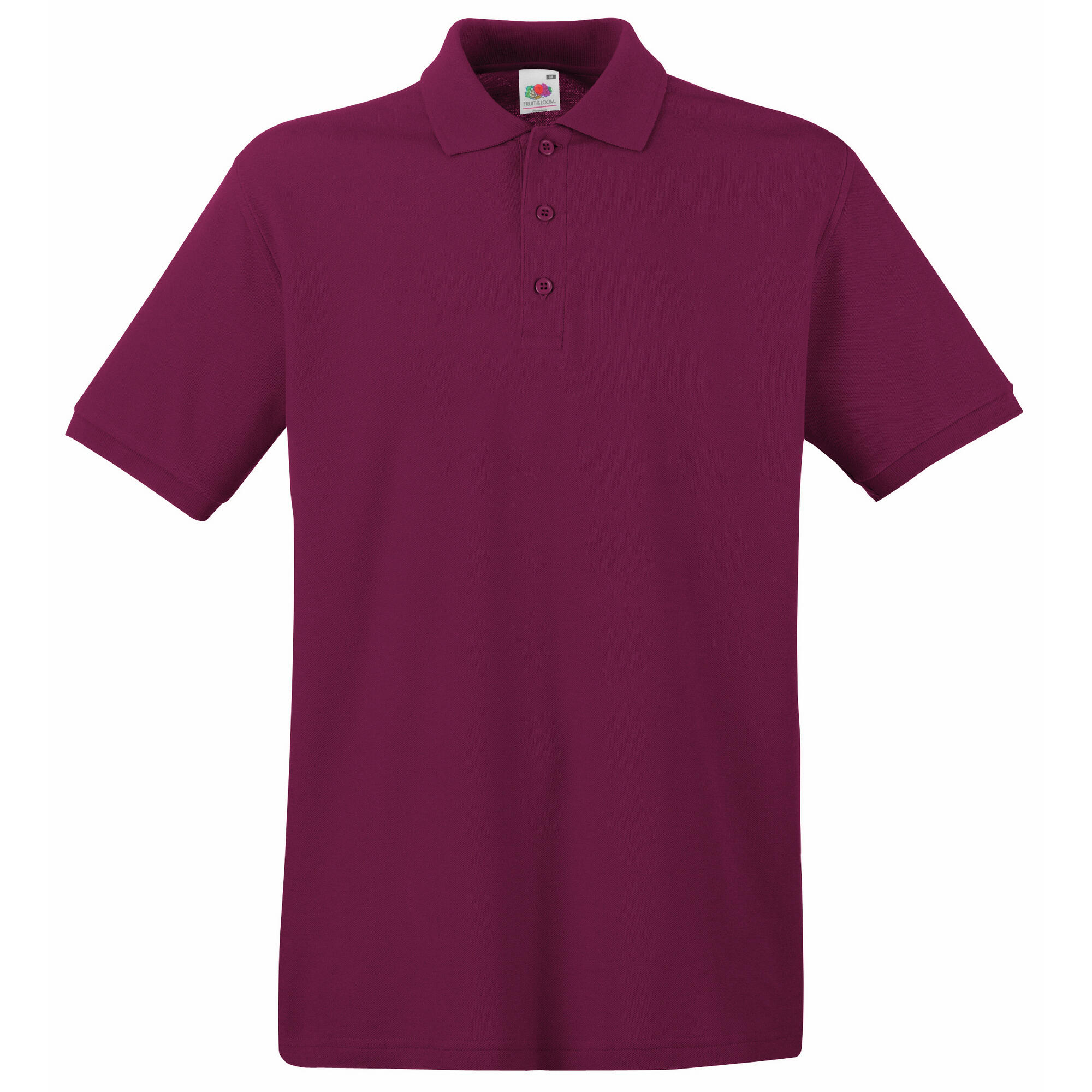 Fruit Of The Loom Premium Mens Short Sleeve Polo Shirt