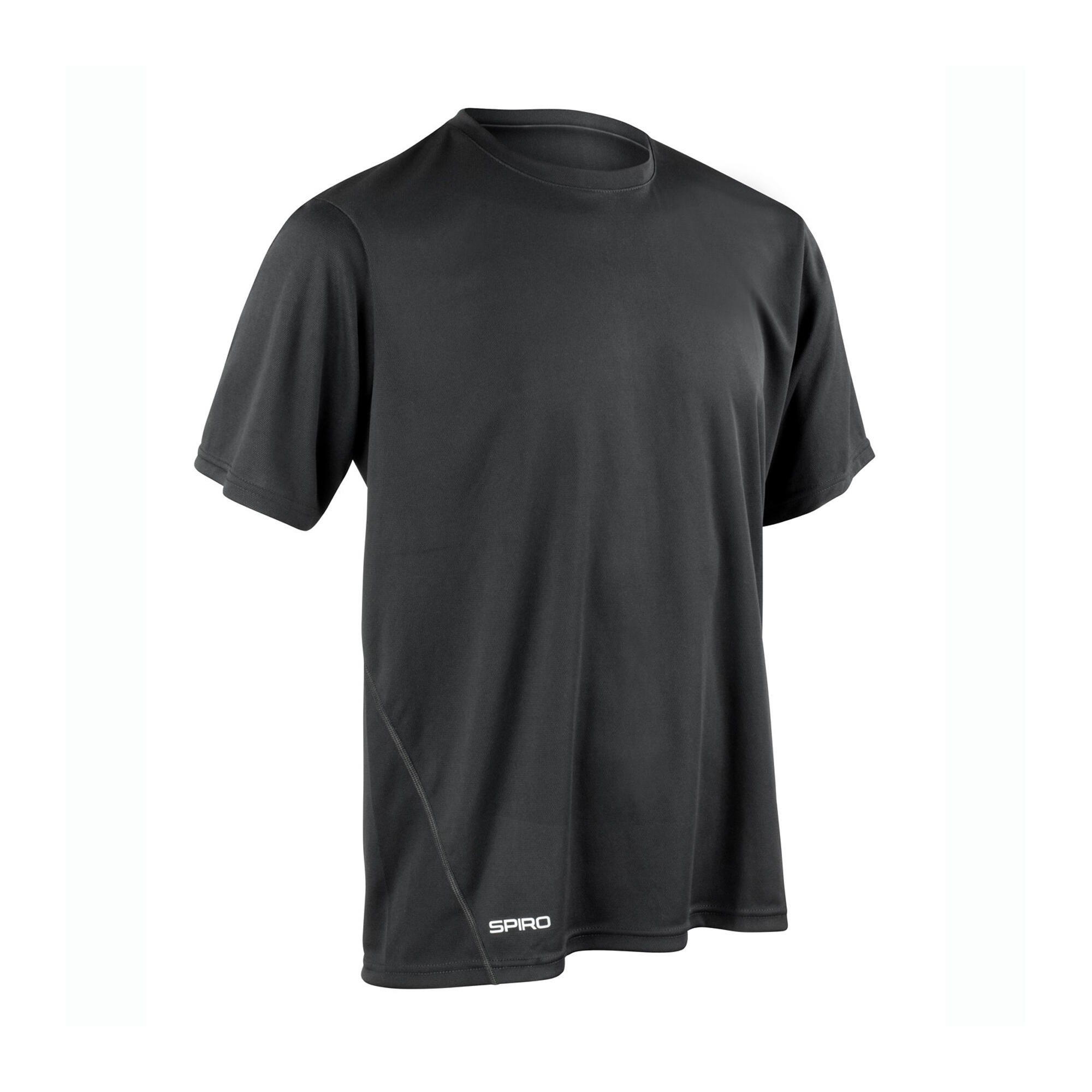 Spiro Mens Quick Dry Short-Sleeved T-Shirt