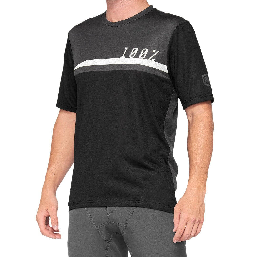 100 Percent AIRMATIC Jersey Black/Charcoal