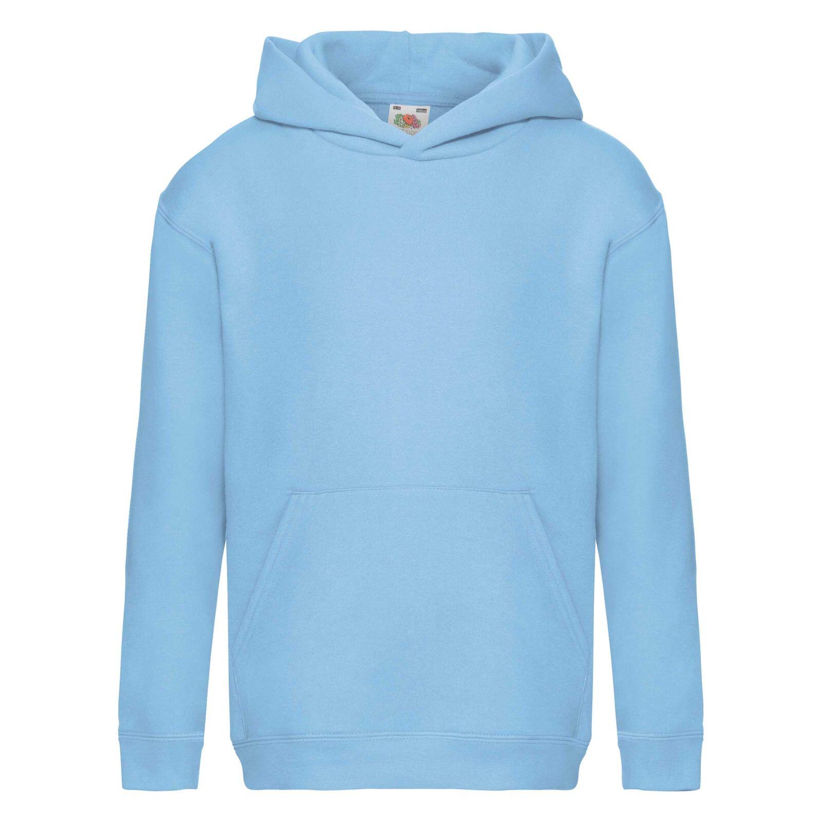 Fruit Of The Loom Kids Unisex Premium 70/30 Hooded Sweatshirt / Hoodie
