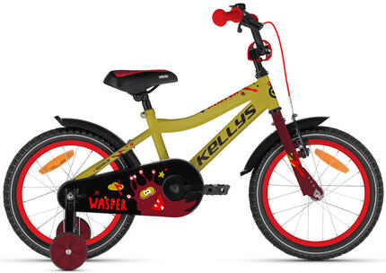 Kellys WASPER Yellow 16" Diamant Kinderfahrrad bis 18 Zoll in Gelb