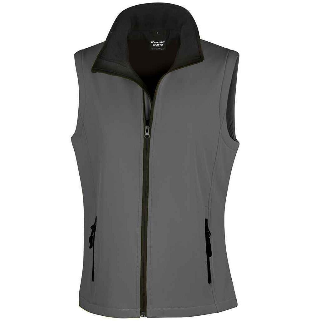 Result Womens/Ladies Core Printable Soft Shell Bodywarmer