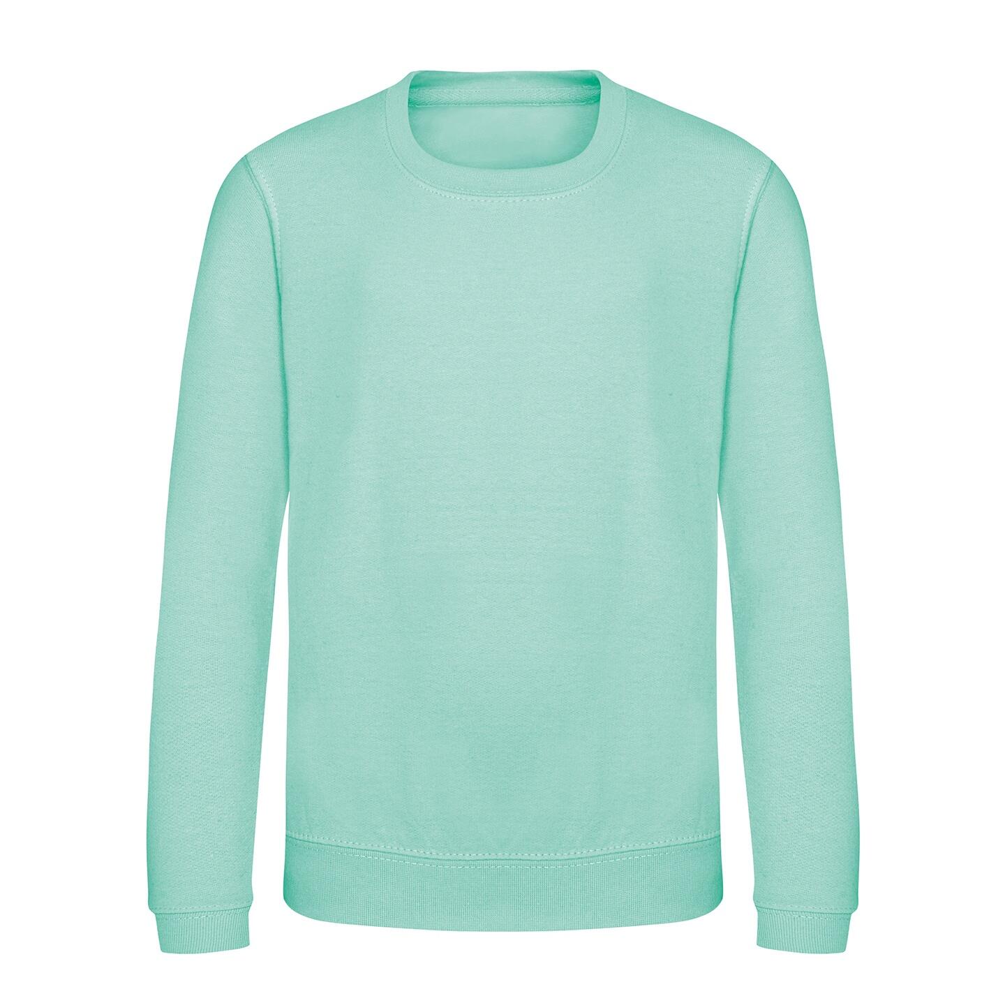 AWDis Just Hoods Childrens/Kids Plain Crew Neck Sweatshirt