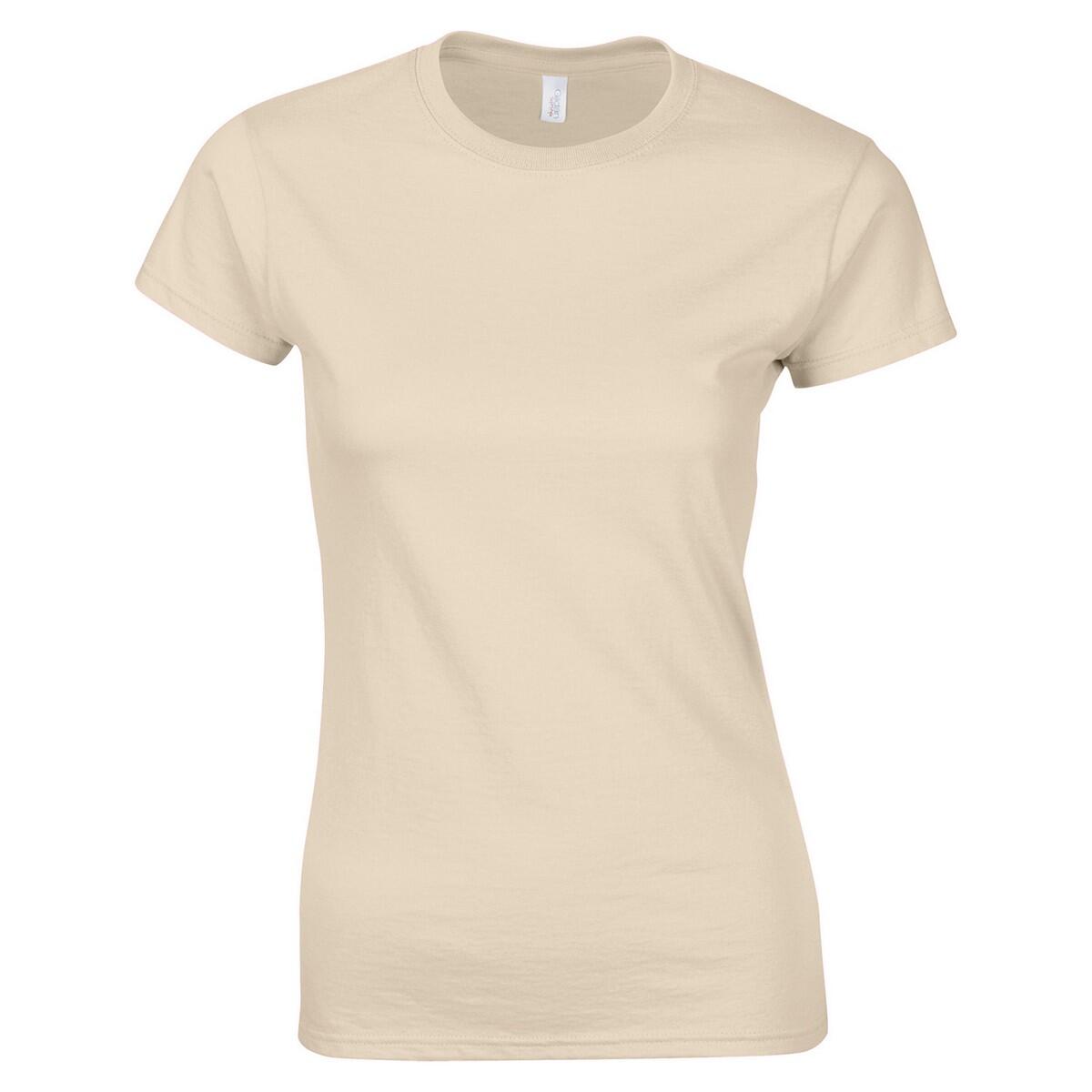 Gildan Womens/Ladies Softstyle Plain Ringspun Cotton Fitted T-Shirt