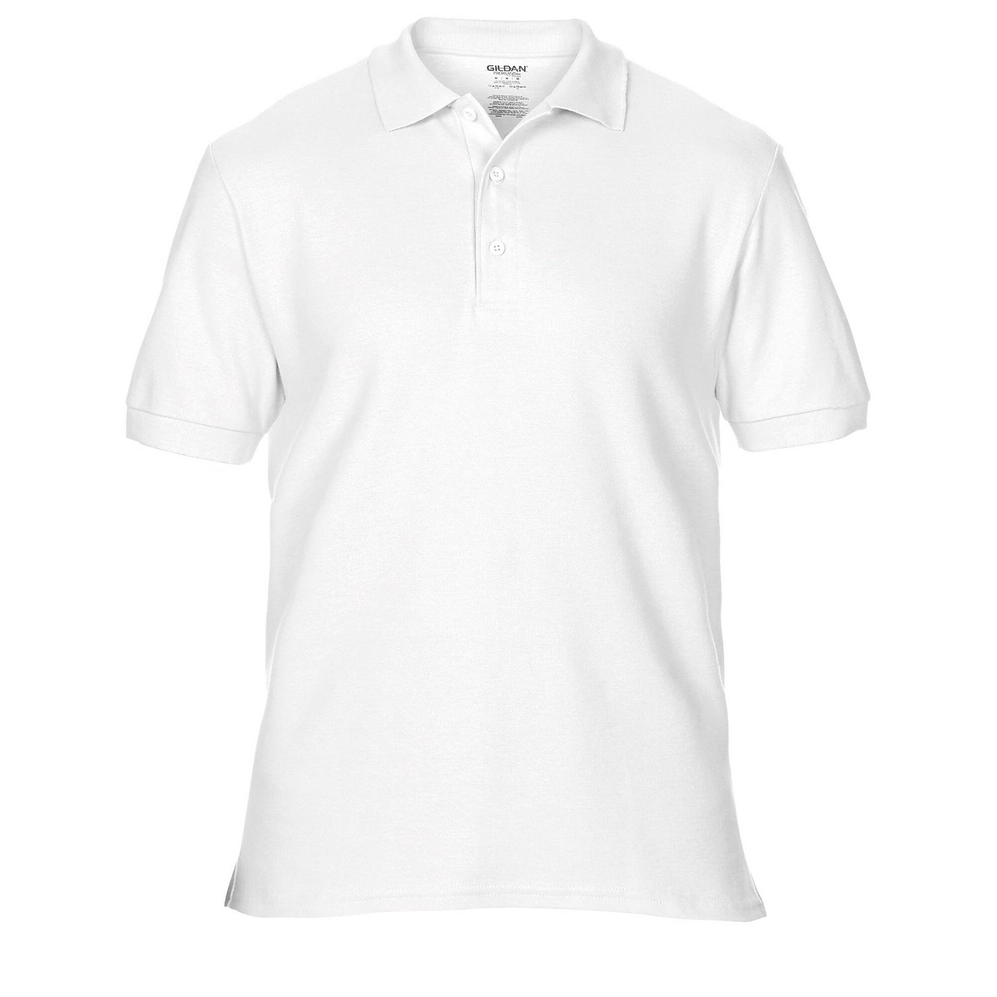 Gildan Mens Premium Cotton Sport Double Pique Polo Shirt