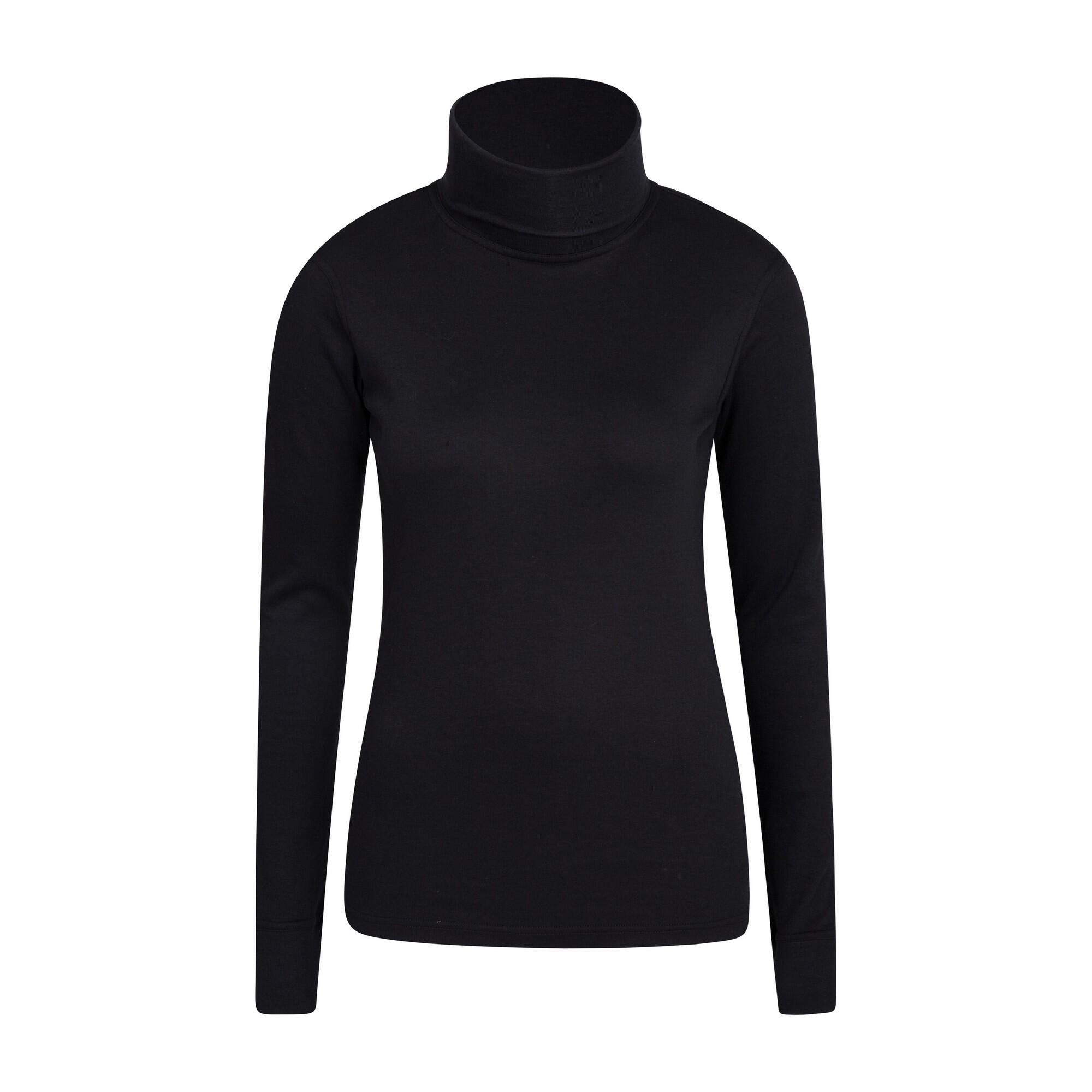 Mountain Warehouse Womens/Ladies Meribel Cotton Roll Neck Long-Sleeved Top