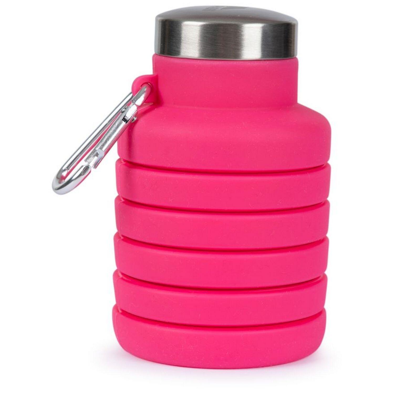 TRESPASS Pieghevole Silicone Bottiglia Per Acqua Trespass Vavo Fenicottero Rosa