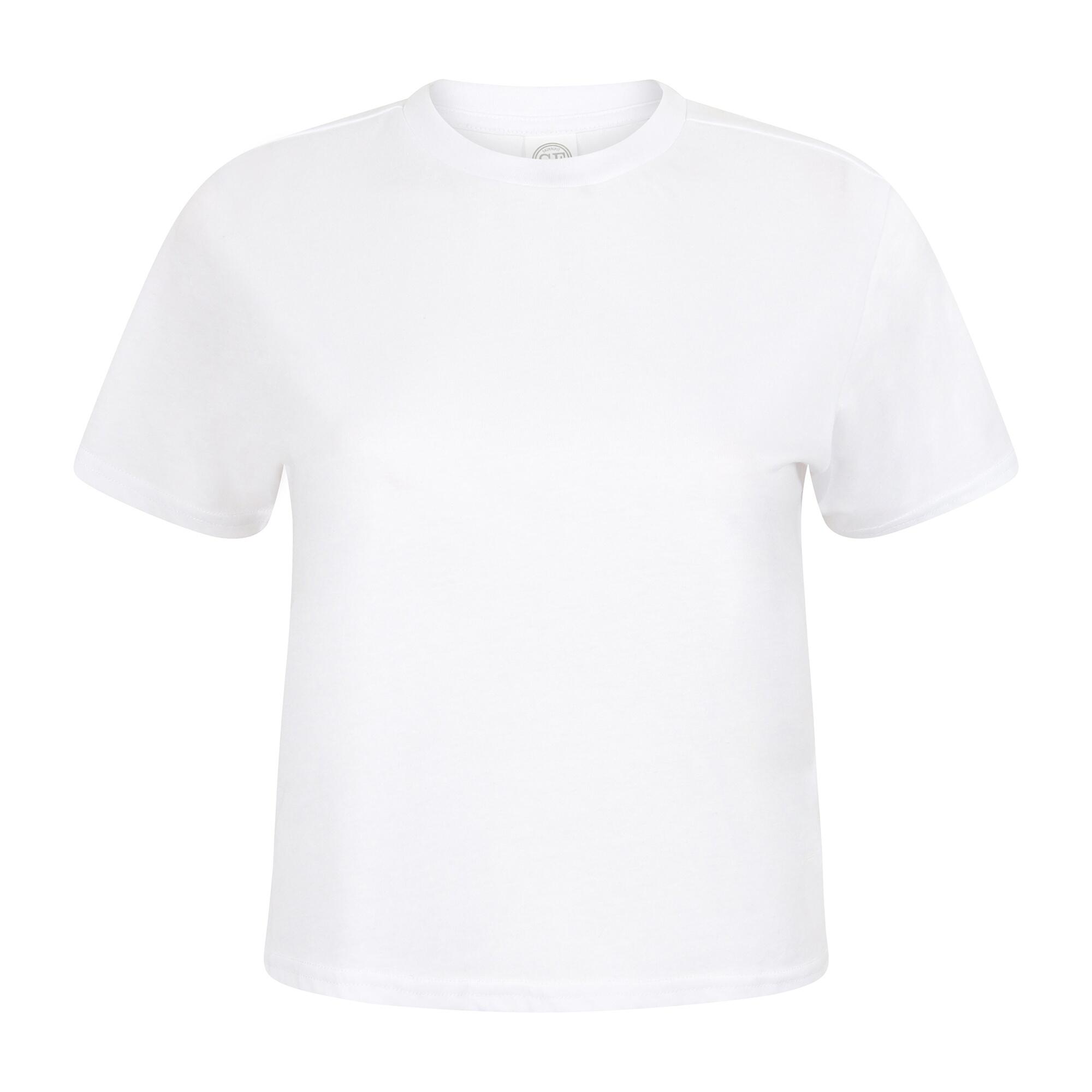 Skinni Fit Womens/Ladies Cropped Boxy T-Shirt