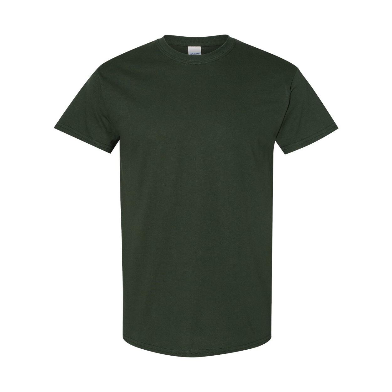 Gildan Mens Heavy Cotton Short Sleeve T-Shirt (Pack Of 5)