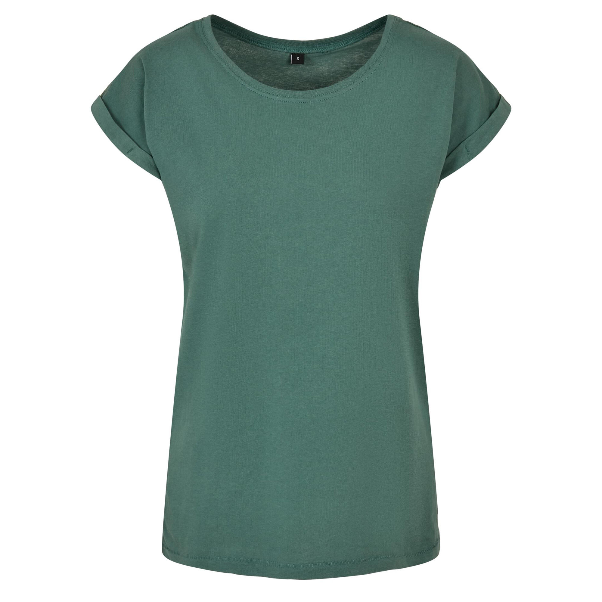 Build Your Brand Womens/Ladies Extended Shoulder T-Shirt