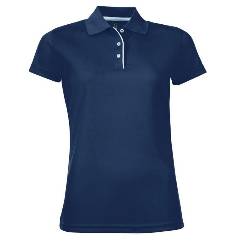 SOLS Womens/Ladies Performer Short Sleeve Pique Polo Shirt