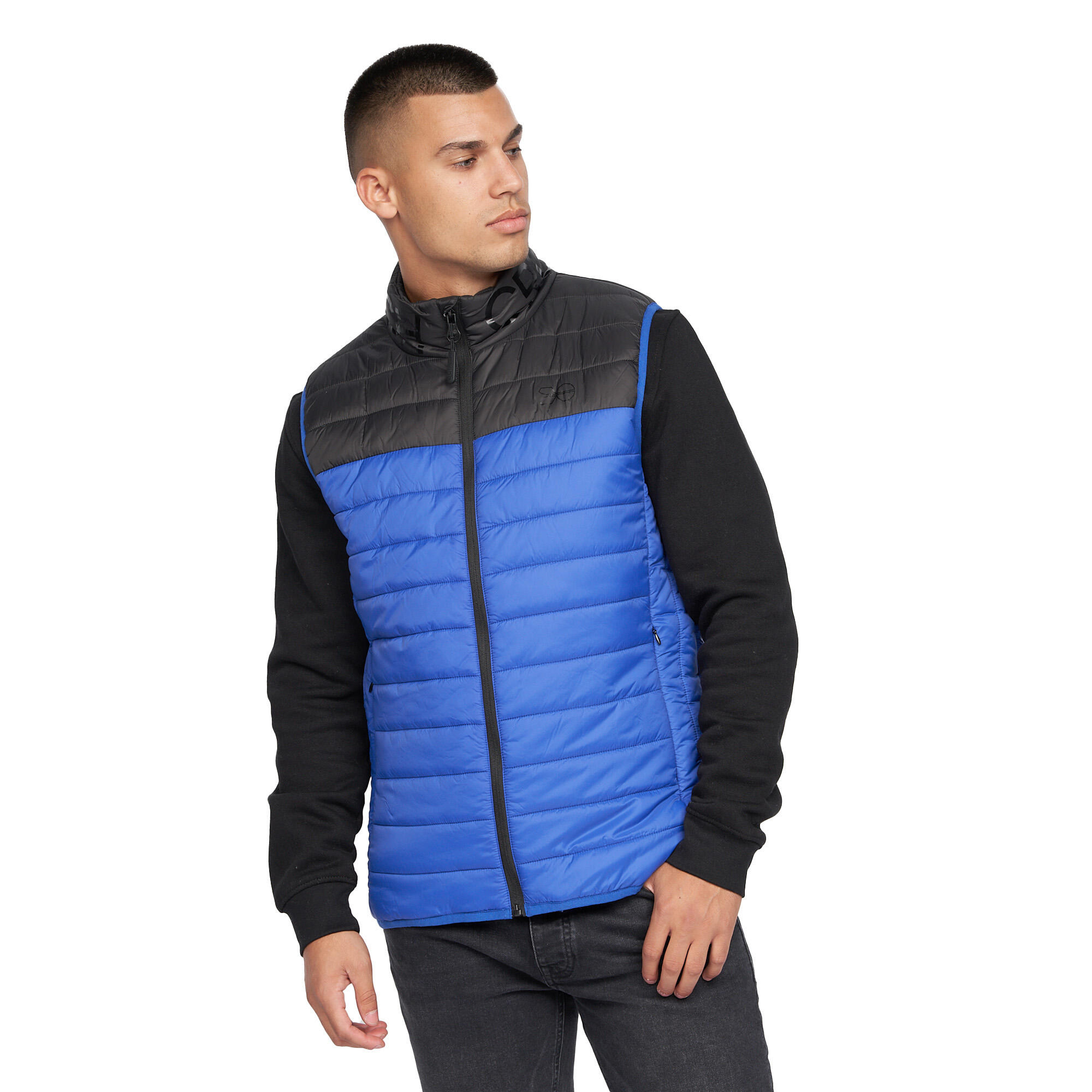 Crosshatch Mens Presnell High-Neck Gilet