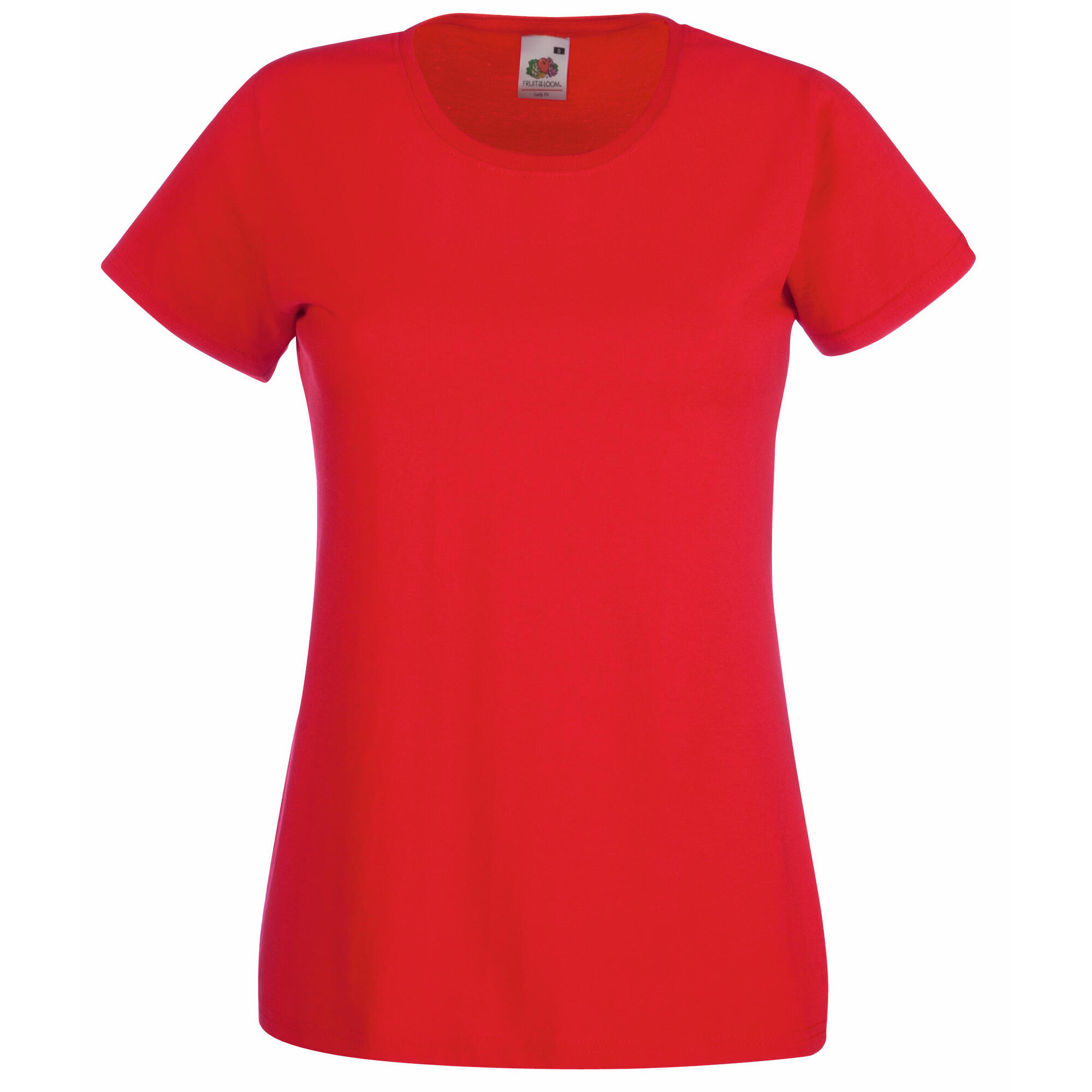 Fruit Of The Loom Ladies/Womens Lady-Fit Valueweight Short Sleeve T-Shirt (Pack