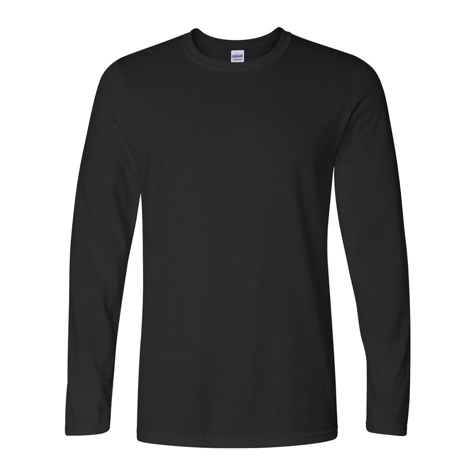 Gildan Mens Soft Style Long Sleeve T-Shirt (Pack Of 5)