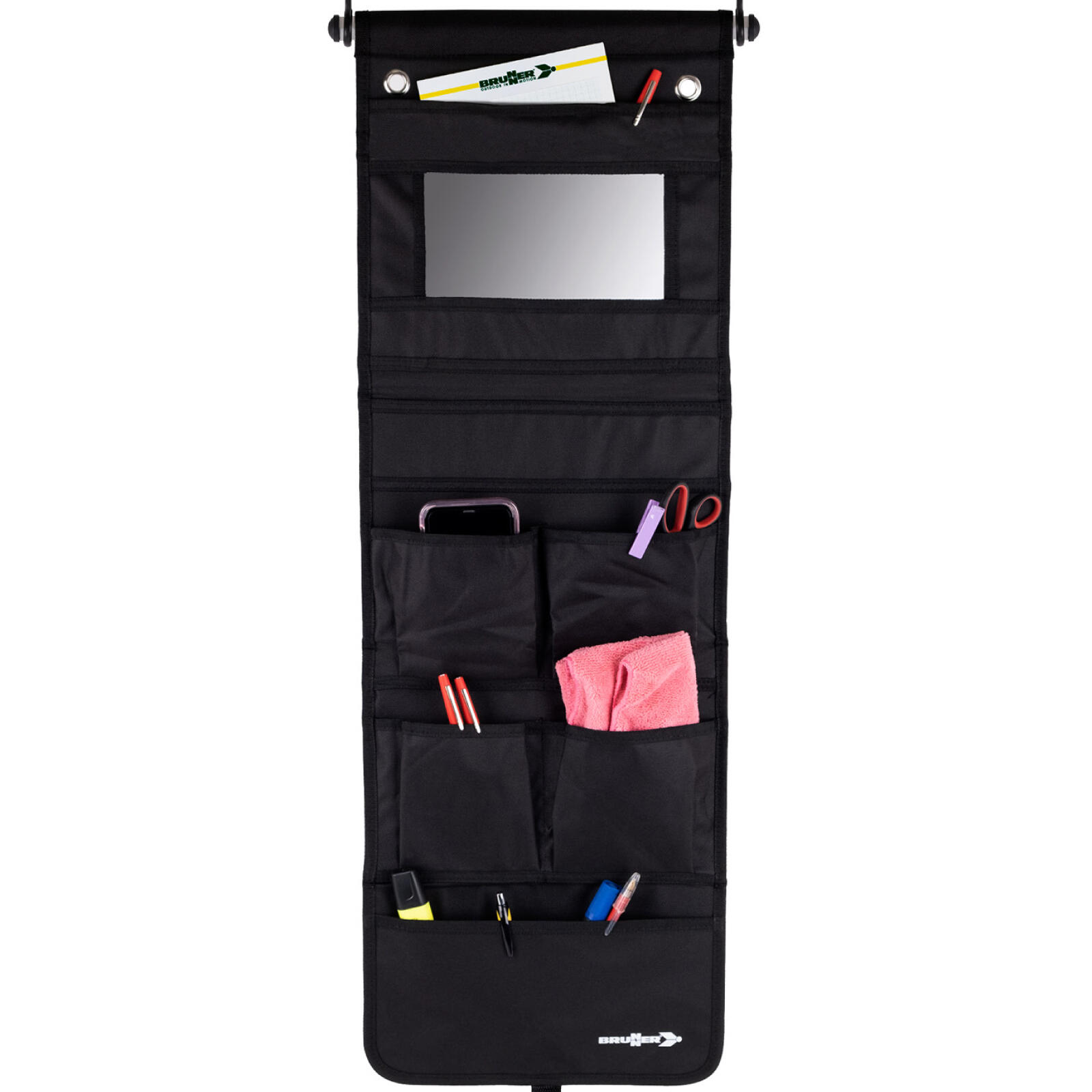 BRUNNER Hängeregal Organizer 6 Fächer Wand Zelt Regal Camping Hänge Aufbewahrung