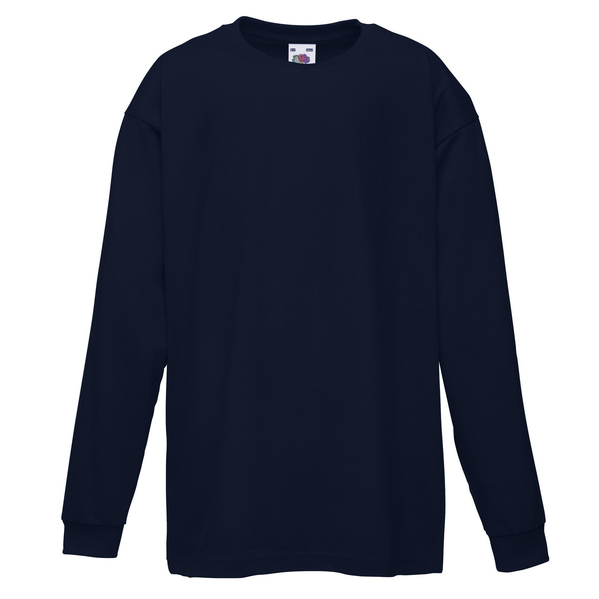 Fruit Of The Loom Childrens/Kids Long Sleeve T-Shirt (Pack of 2)