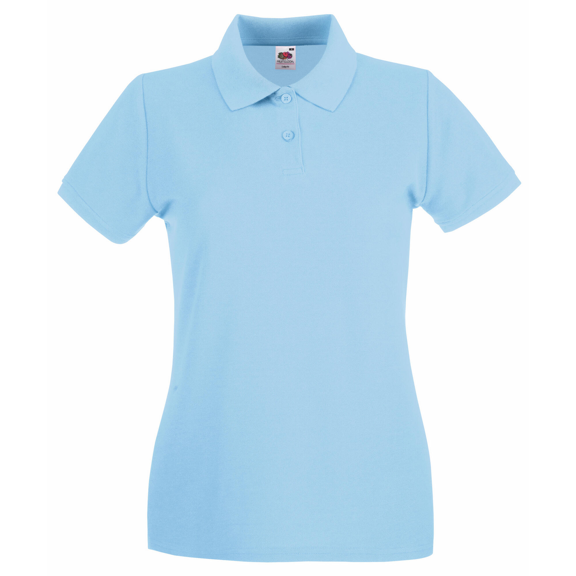 Fruit Of The Loom Womens/Ladies Premium Fitted Short-Sleeved Polo Shirt