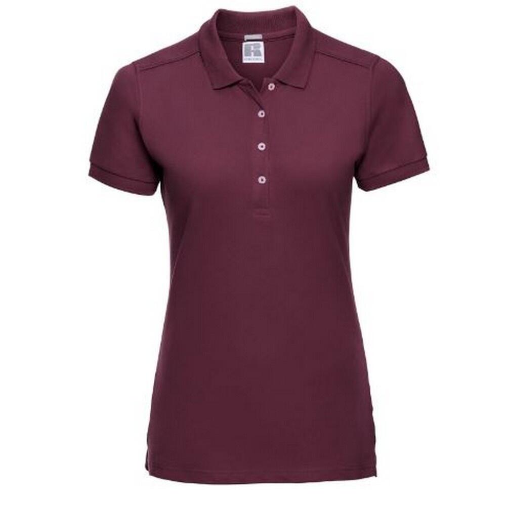 Russell Womens/Ladies Stretch Short Sleeve Polo Shirt