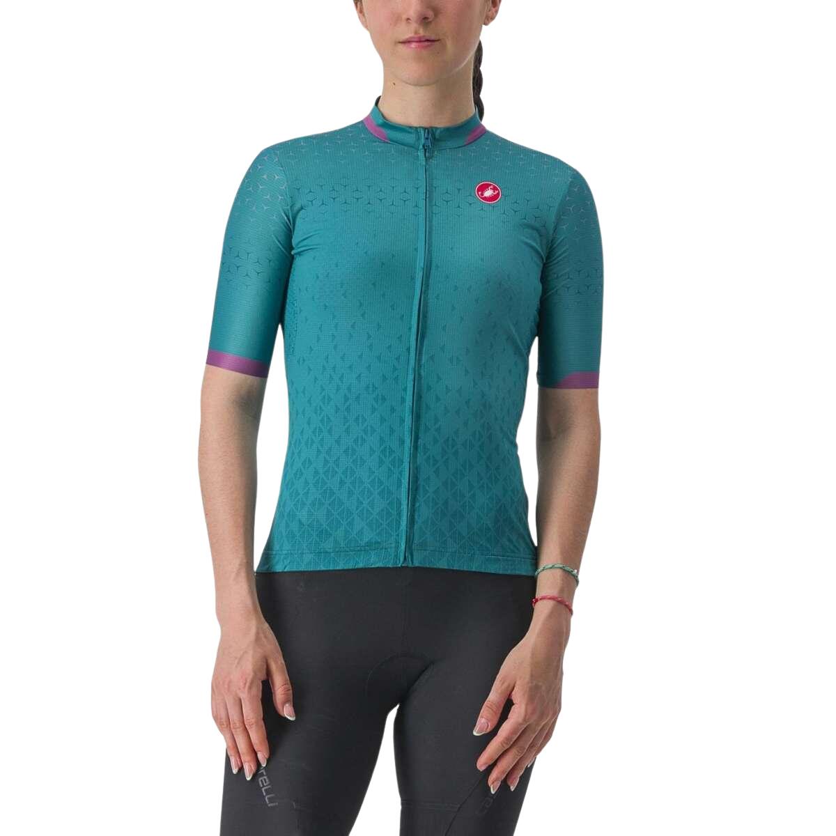 Castelli Pezzi Womens Jersey Quetzal Green
