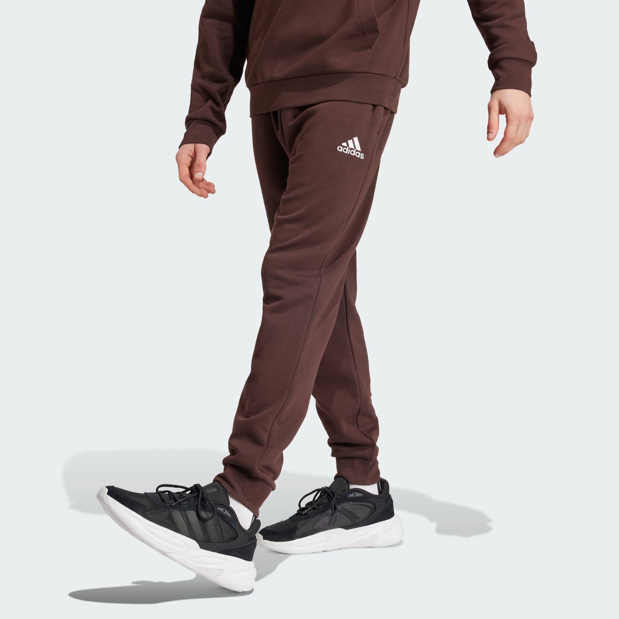 Adidas - Pantalon Fuselé Standard Molleton Essentials - Pantalons - Blanc|marron - 48 Xl - Decathlon