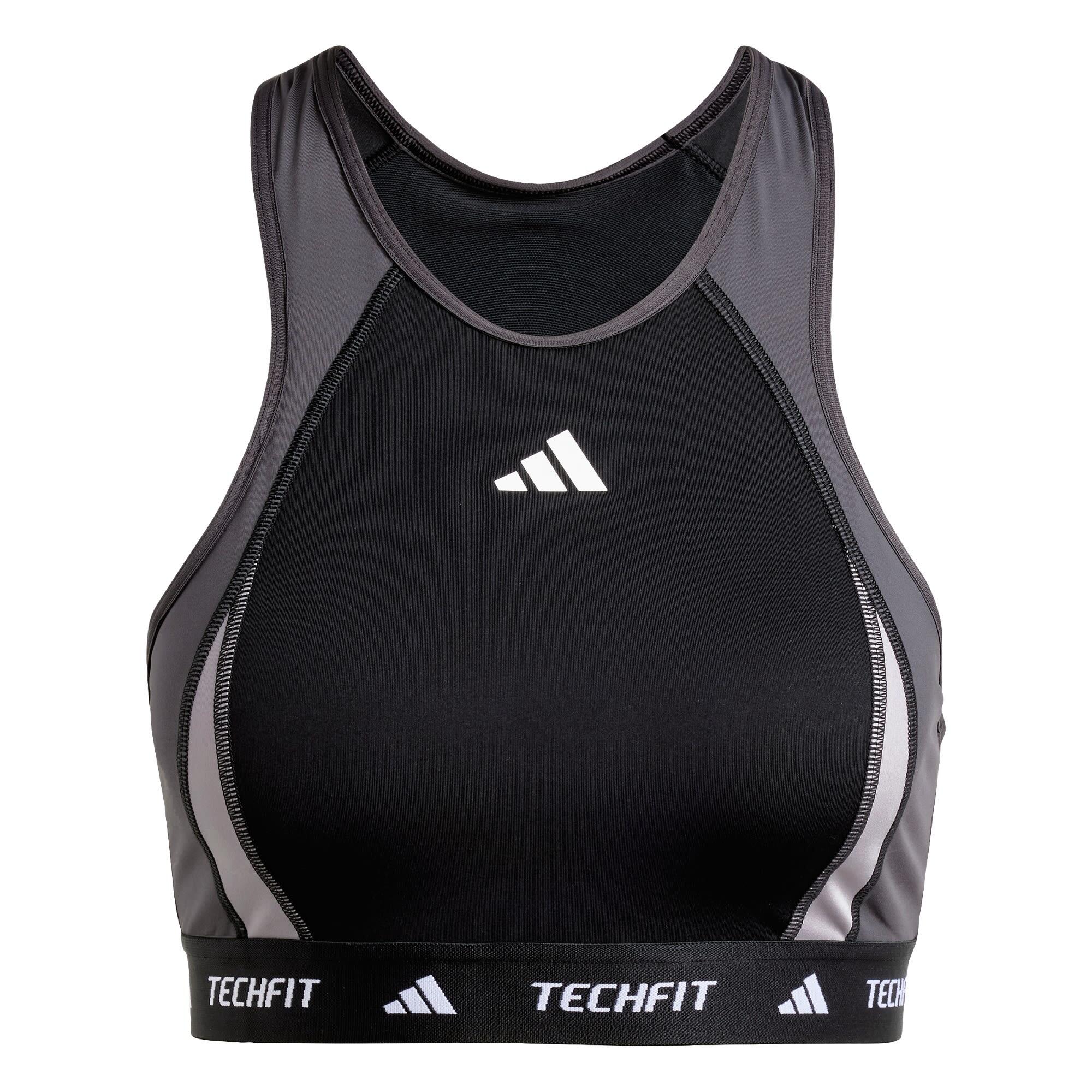 TECHFIT Colorblock high neck bra Medium support