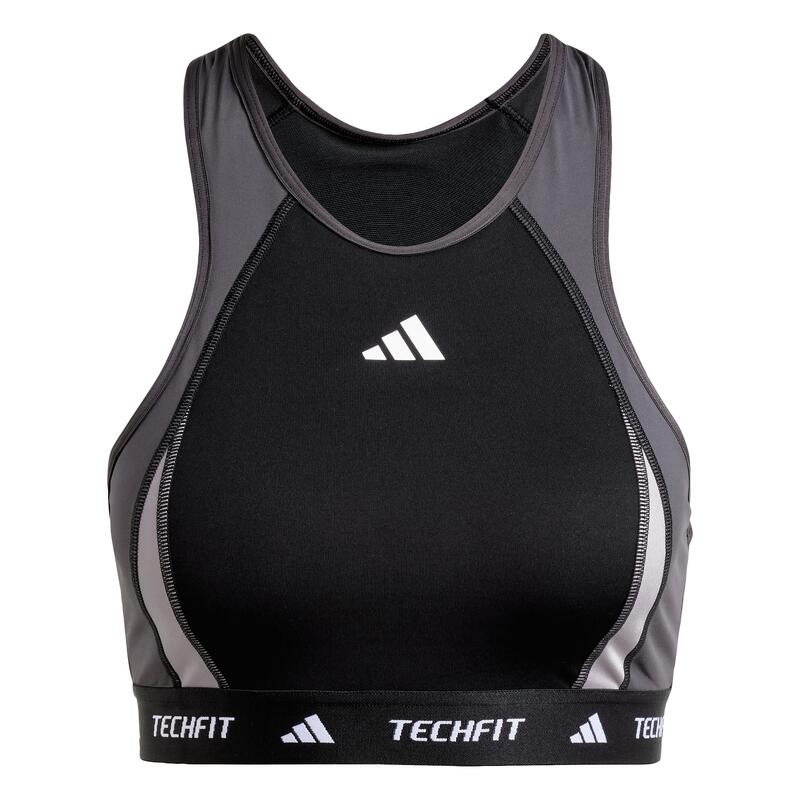 Podprsenka Techfit Medium-Support High-Neck Colorblock