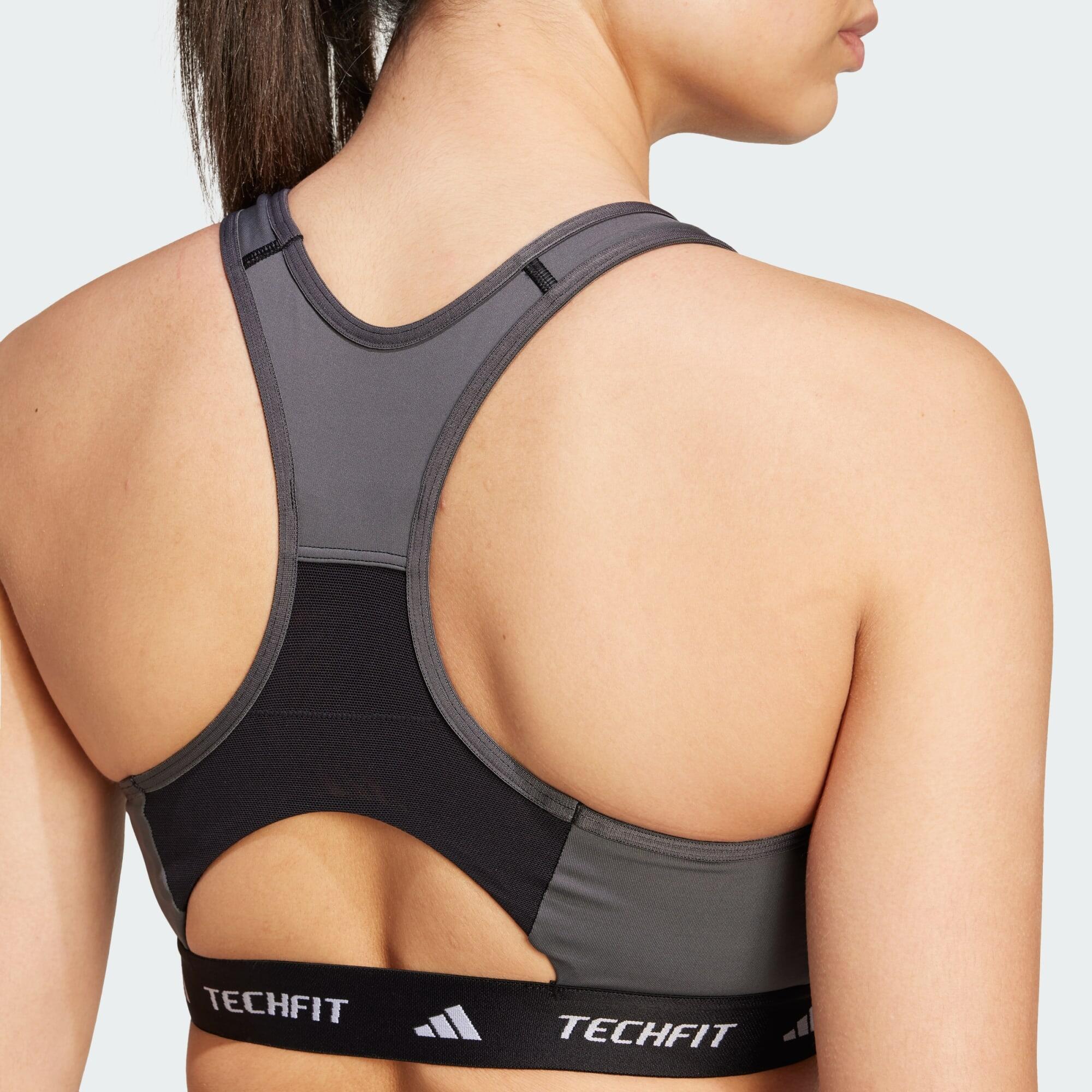 TECHFIT Colorblock high neck bra Medium support