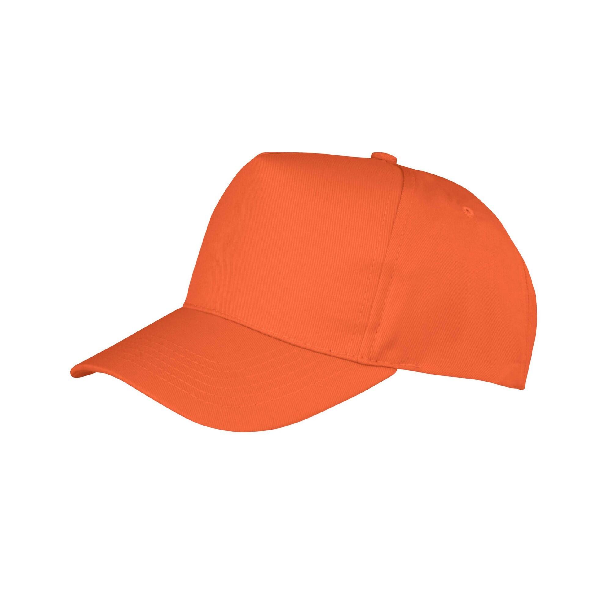 Result Headwear Boston 5 Panel Polycotton Baseball Cap