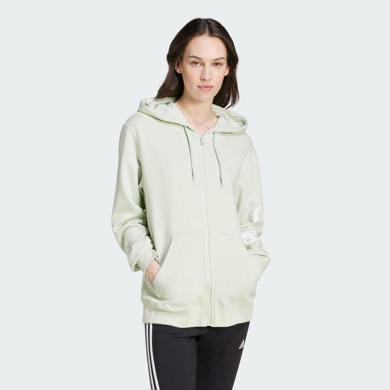 Felpa con cappuccio Essentials Linear Full-Zip French Terry