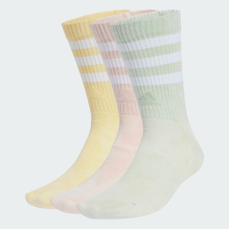 3-Stripes Stonewash Crew Socks 3 Pairs