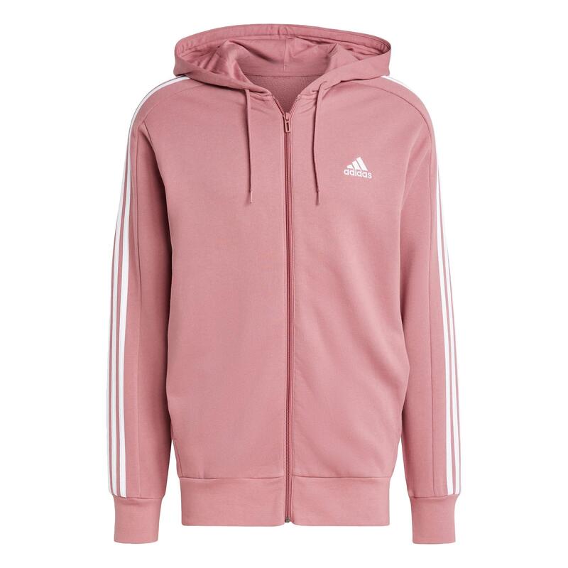 Mikina Essentials French Terry 3-Stripes Full-Zip