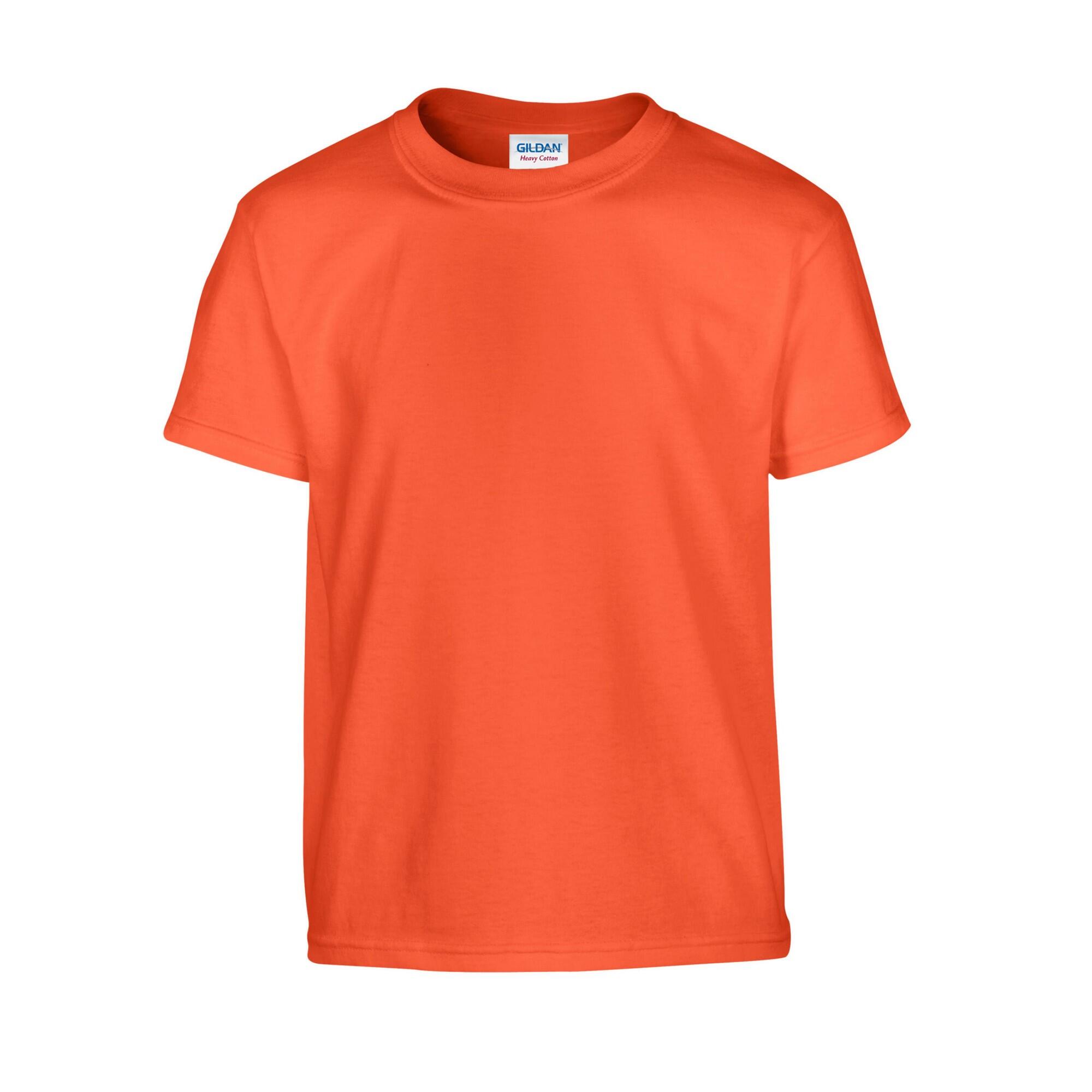 Gildan Childrens/Kids Plain Cotton Heavy T-Shirt