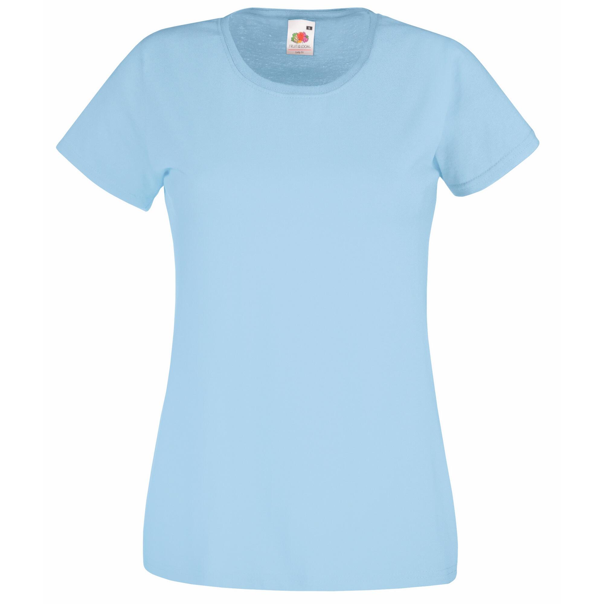 Fruit Of The Loom Ladies/Womens Lady-Fit Valueweight Short Sleeve T-Shirt