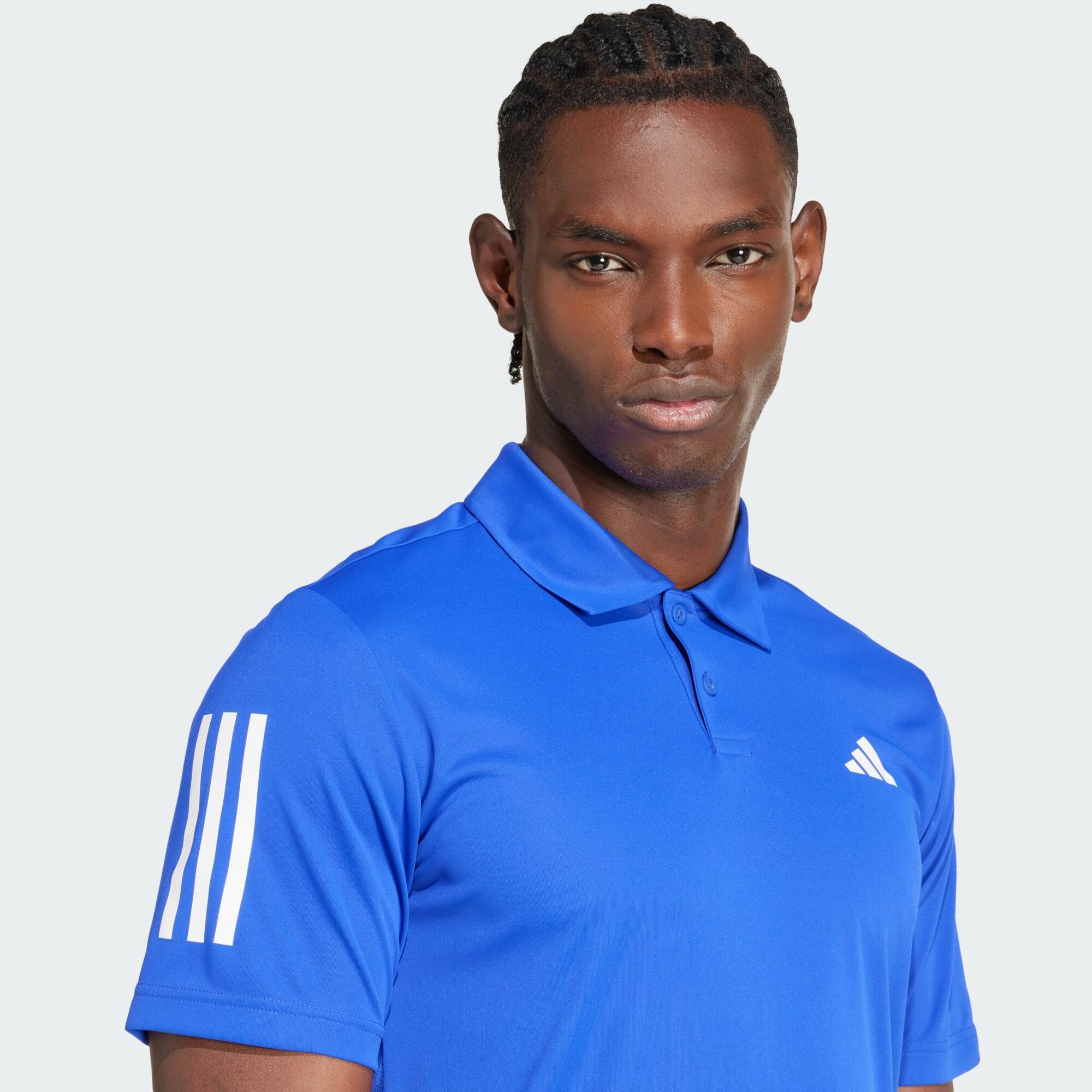 Club 3-Streifen Tennis Poloshirt 4/5