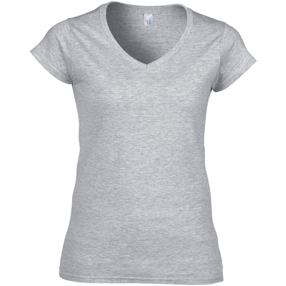 Gildan Womens/Ladies Soft V Neck T-Shirt